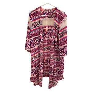 EST 1946 Womens Top/Cover Up Pink Size Small